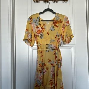Billabong Floral Ruffle Dress